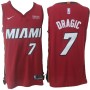 Nike NBA Miami Heat 7 Goran Dragic Jersey Red Authentic Statement Edition
