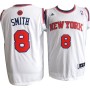 Cheap Adidas NBA Knicks #8 Jr Smith Jersey Swingman White