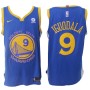 Nike NBA Golden State Warriors #9 Andre Iguodala Jersey Blue Authentic Edition
