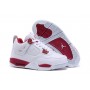 Cheap Air Jordan 4 Retro White Red Shoes Sale For Kids