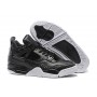 Cheap Air Jordans 4 Premium Pony Hair Black Sneakers Sale