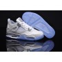Nike Air Jordan 4 (IV) Retro White Blue Shoes Cheap For Sale