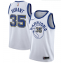 Nike NBA Golden State Warriors 35 Kevin Durant Jersey White Throwback Swingman Hardwood Classics