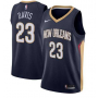 Nike NBA New Orleans Pelicans 23 Anthony Davis Jersey Navy Swingman Icon Edition