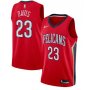 Nike NBA New Orleans Pelicans 23 Anthony Davis Jersey Red Swingman Statement Edition