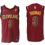 Nike NBA Cleveland Cavaliers 3 Isaiah Thomas Jersey Red Authentic