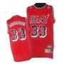 Alonzo Mourning Heat Red Cool NBA Throwback Jerseys For Sale