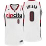 Best Damian Lillard Blazers White Home Retro NBA Jerseys Sale