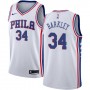 Cheap Charles Barkley 76ers #34 NBA Jersey White Nike Sale