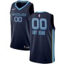 Cheap Custom Grizzlies Nike Navy Jersey Icon Edition For Sale