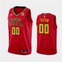 Cheap Custom Hawks Red Statement Personalized Jersey For Sale