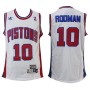 Cheap Dennis Rodman Vintage Pistons Jersey White Home For Sale