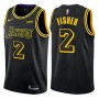 Cheap Derek Fisher Black NBA Lakers City Jersey For Sale