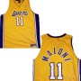 Cheap Karl Malone LA Lakers Jersey Gold Sale For Men