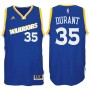 Cheap Kevin Durant Warriors Crossover NBA Jersey Blue Sale