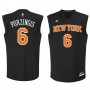 Cheap Knicks #6 Kristaps Porzingis Black Jersey On Sale