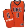 Cheap Russell Westbrook Thunder Alternate Orange NBA Jersey