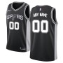 Cheap Spurs Nike Custom Jerseys Black Icon Edition For Sale