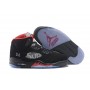 Cheap Supreme x Air Jordan 5 Black Fire Red Sale Online