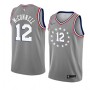 Cheap T.J. McConnell 76ers Gray City Men's NBA Jersey For Sale