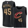 Cleveland Cavaliers Fanatics Branded Youth Fast Break Replica Custom Jersey - Statement Edition - Black