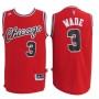 D Wade Bulls Away NBA Jerseys Red Swingman Cheap For Sale
