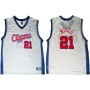 Darisu Miles Clippers Throwback White NBA Jersey Cheap Sale