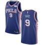 Discount Dario Saric 76ers Swingman Blue NBA Jerseys Nike