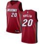 Discount Justise Winslow Miami Heat Red NBA Jersey For Sale
