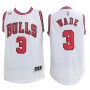 Dwyane Wade Chicago Bulls White Home Jersey Cheap For Sale