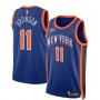 Jalen Brunson 11 New York Knicks 2023-24 City Edition Swingman Jersey - Blue