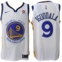 Nike NBA Golden State Warriors 9 Andre Iguodala Jersey White Authentic Edition