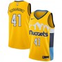 Juan Hernangomez Nuggets NBA Yellow Jersey Cheap Sale