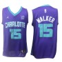 Kemba Walker Hornets Purple Jordan Jersey NBA Cheap For Sale