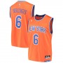 Kristaps Porzingis Knicks #6 Alternate Orange Jersey Cheap Sale