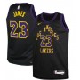 Lebron James 23 Los Angeles Lakers 2023-24 City Edition Swingman YOUTH Jersey - Black