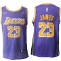 LeBron James Lakers Purple Away Statement Jerseys Cheap For Sale