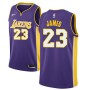 LeBron James Lakers Purple Jersey NBA Cheap For Sale Statement