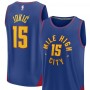 Men's Fanatics Branded Nikola Jokic Navy Denver Nuggets Fast Break Replica Player Jersey - Statement Edition