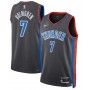 Men’s Oklahoma City Thunder Chet Holmgren City Edition Jersey – Gray