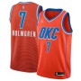 Men’s Oklahoma City Thunder Chet Holmgren Statement Edition Jersey – Orange