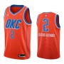 Men’s Oklahoma City Thunder Shai Gilgeous-Alexander Statement Edition Jersey – Orange