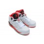 New Air Jordan 5 Fire Red Black Tongue Sale For Girls