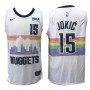 Nikola Jokic Nuggets City New Jersey White 2018-19 Cheap Sale