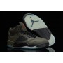 Real Air Jordan 5 (V) Black Sneakers Sale For Men Online