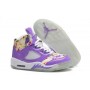 Real Girls Air Jordan 5 Floral Purple White Online For Sale