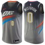 Russell Westbrook Thunder City NBA Jersey Gray For Cheap Sale