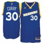 Stephen Curry Warriors Crossover Blue NBA Jersey Cheap For Sale