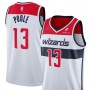 Unisex Nike Jordan Poole White Washington Wizards Badge Swingman Jersey - Association Edition