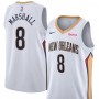Unisex Nike Naji Marshall White New Orleans Pelicans Swingman Badge Player Jersey - Association Edition